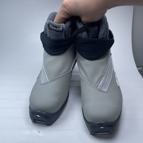 Excellent condition! Salomon Women SNS Profil Cross Country Gray Ski Boots US 5 - Picture 6 of 16